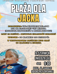 Charytatywny Turniej Siatkówki Plażowej Trójek - PLAŻA DLA JACKA